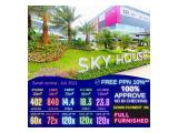 Apartment SKY HOUSE (samping AEON MALL + seberang THE BREEZE + seberang  ICE BSD) - DP 5% - SEMIFURNISHED