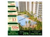 Apartment SKY HOUSE - cicil 120x DP 5% tanpa bank - SEMIFURNISHED - samping AEON MALL