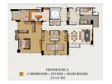 Jual Apartemen – Arandra Residence - Type Penthouse A - Unfurnished - Private lift - Limited Unit